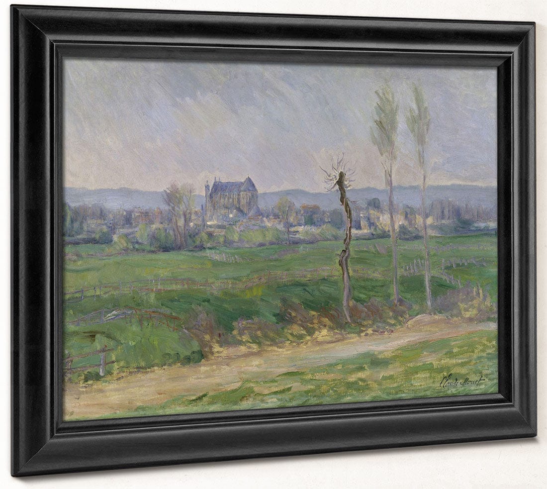 View Of Vernon By Claude Monet Fine Art Print 2