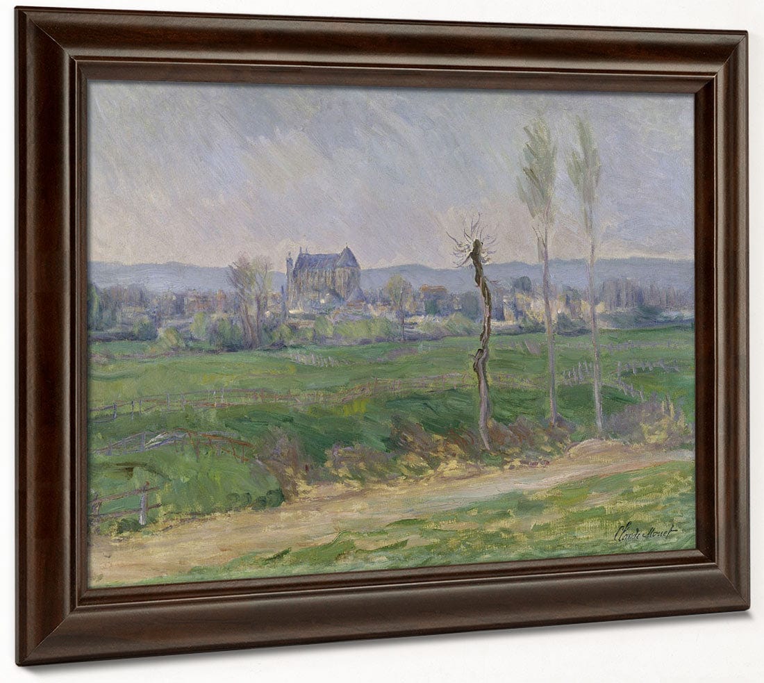 View Of Vernon By Claude Monet Fine Art Print 2