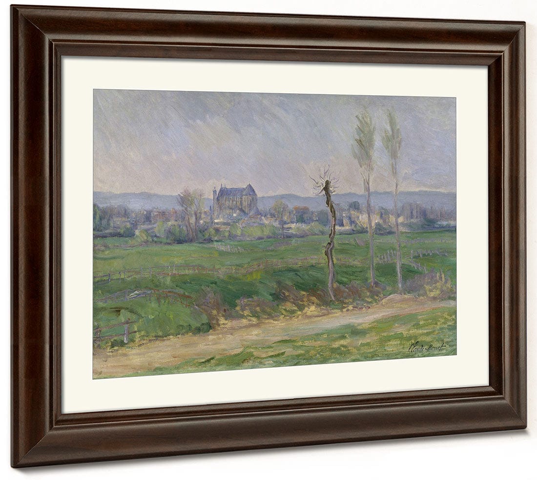 View Of Vernon By Claude Monet Fine Art Print 2