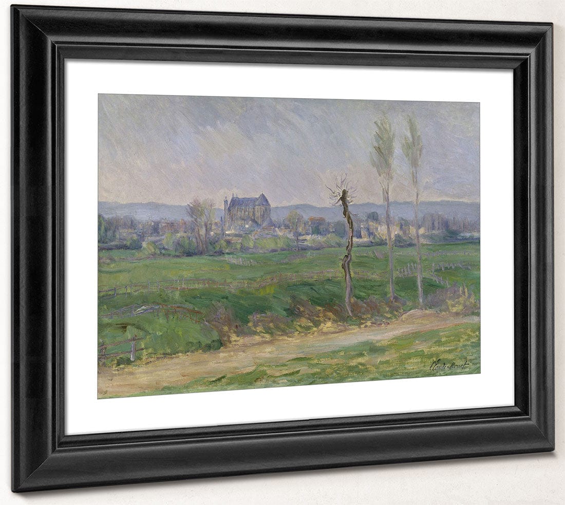 View Of Vernon By Claude Monet Fine Art Print 2