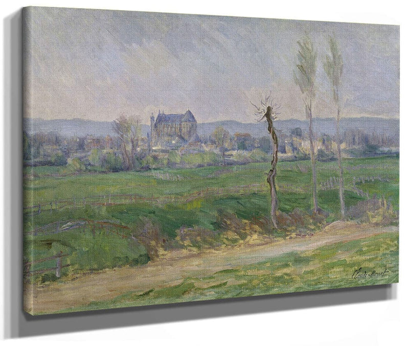 View Of Vernon By Claude Monet Fine Art Print 2