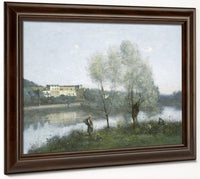 Ville D'avray 1 By Jean Baptiste Camille Corot Fine Art Print 2