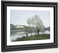 Ville D'avray 1 By Jean Baptiste Camille Corot Fine Art Print 2