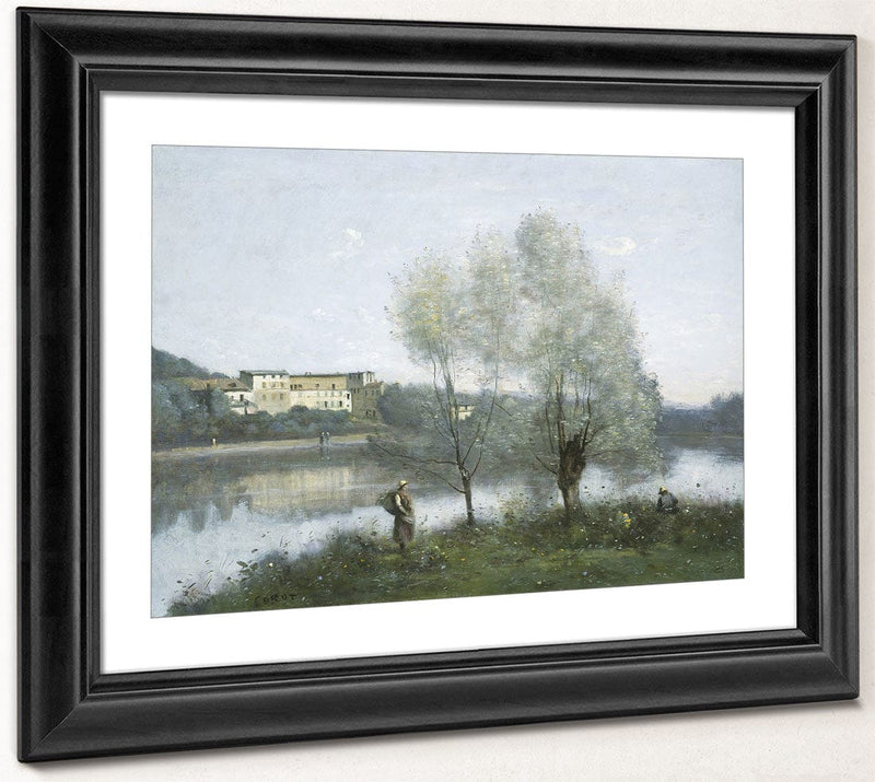 Ville D'avray 1 By Jean Baptiste Camille Corot Fine Art Print 2