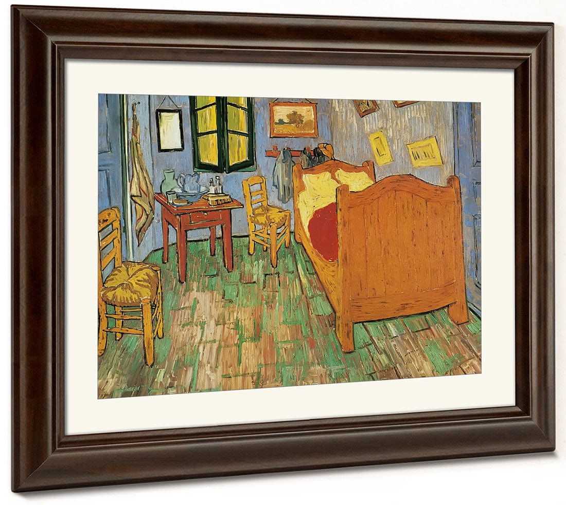 Vincent's Bedroom In Arles By Vincent Van Gogh Fine Art Print 2
