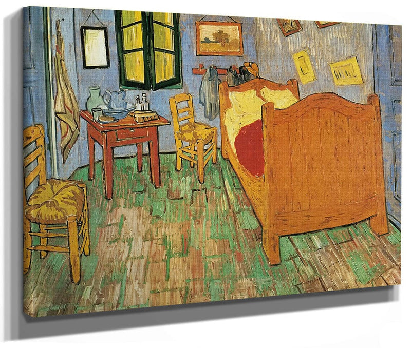 Vincent's Bedroom In Arles By Vincent Van Gogh Fine Art Print 2