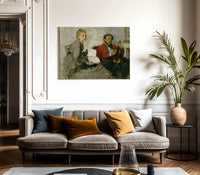 Violinist And Young Woman By Edgar Degas Fine Art Print 2