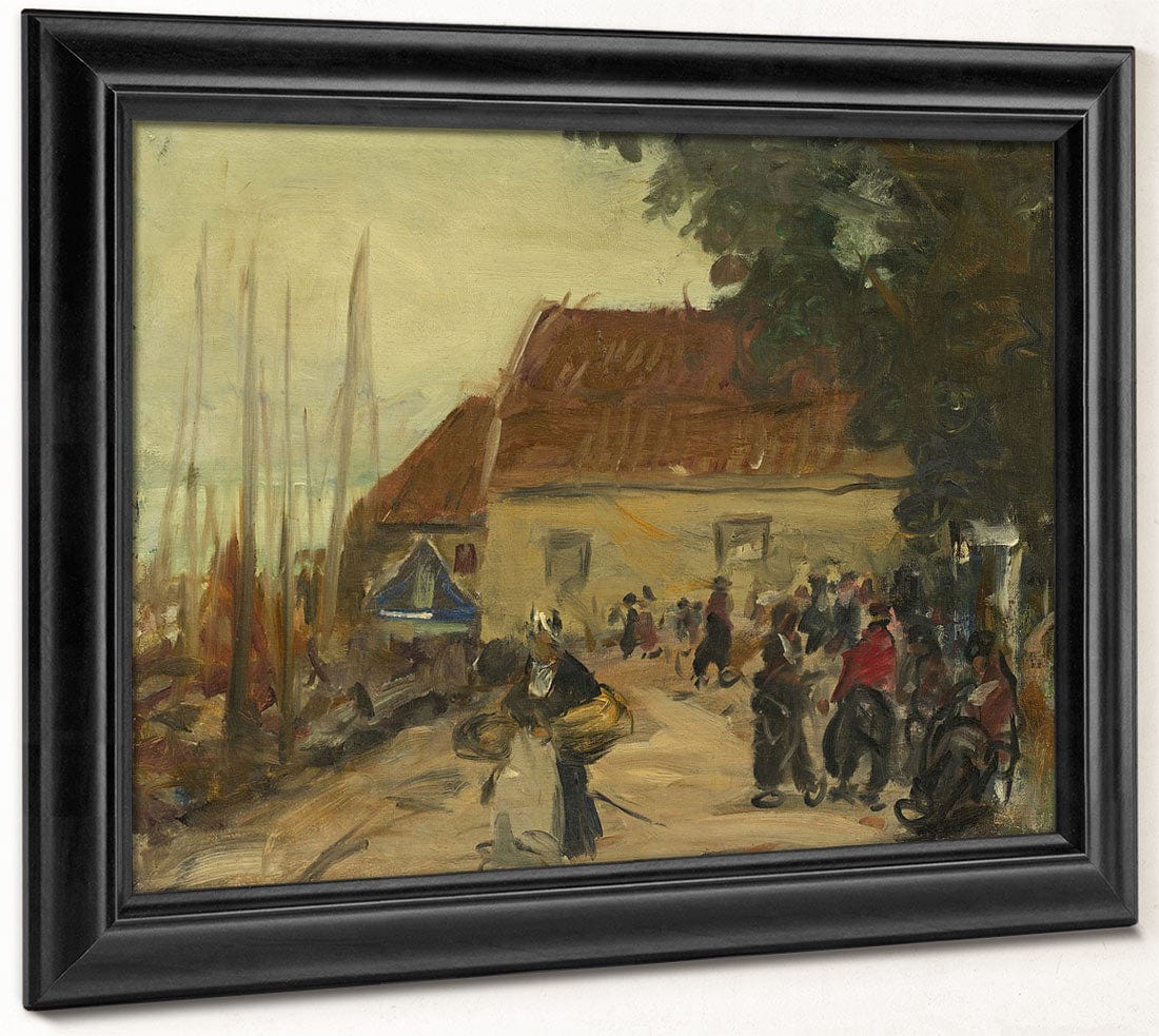 Volendam Street Scene By Robert Henri Fine Art Print 2