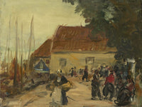 Volendam Street Scene By Robert Henri Fine Art Print 2