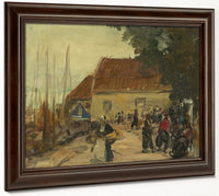 Volendam Street Scene By Robert Henri Fine Art Print 2
