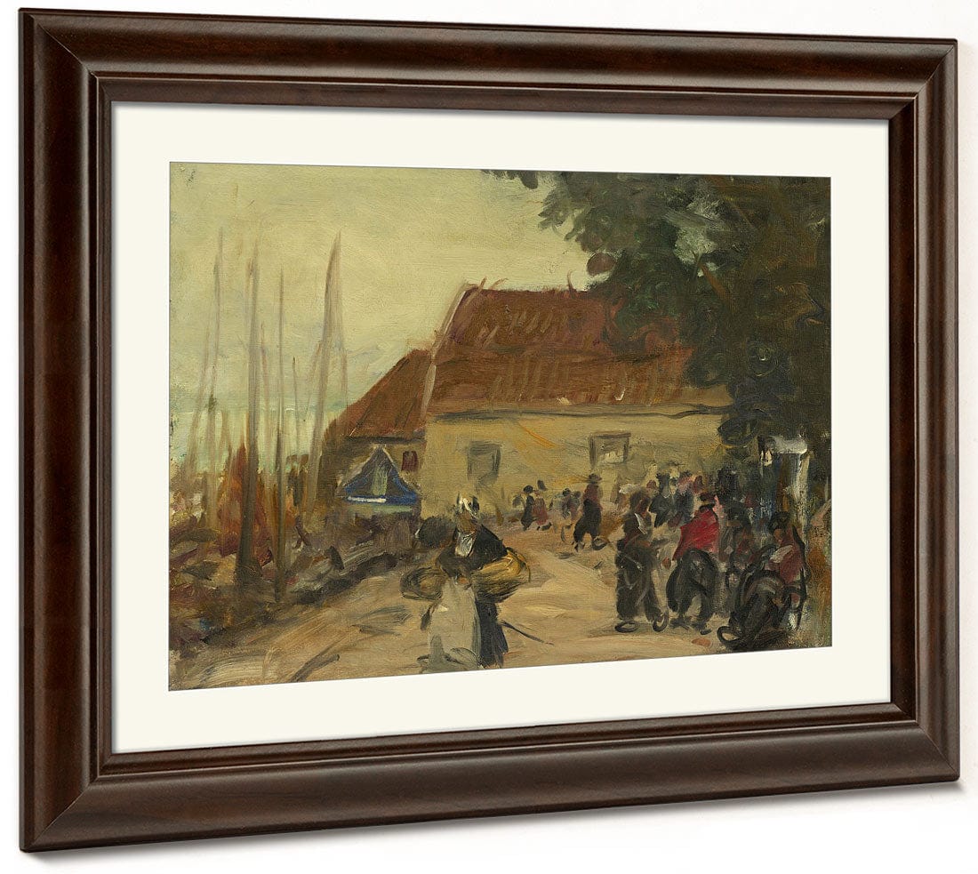 Volendam Street Scene By Robert Henri Fine Art Print 2