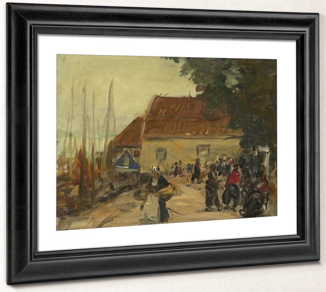 Volendam Street Scene By Robert Henri Fine Art Print 2