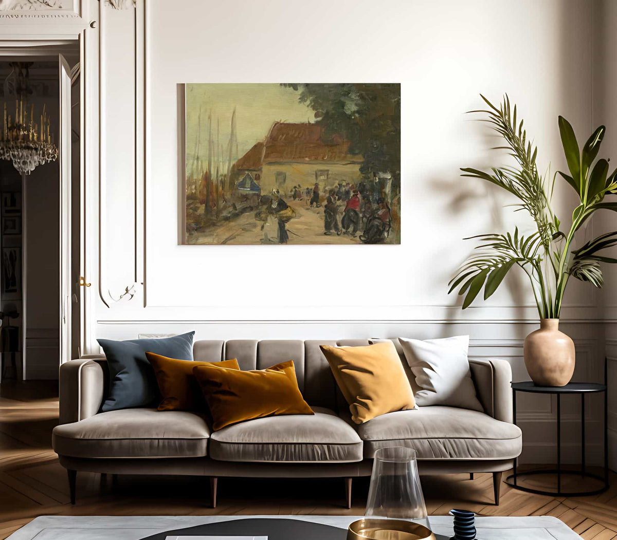 Volendam Street Scene By Robert Henri Fine Art Print 2