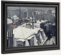 Vue De Toits (Effet De Neige), Dit Toits Sous La Neige By Gustave Caillebotte Fine Art Print 2