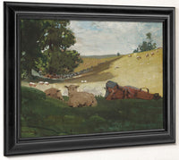 Warm Afternoon (Shepherdess) By Winslow Homer Fine Art Print 2