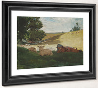 Warm Afternoon (Shepherdess) By Winslow Homer Fine Art Print 2