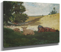 Warm Afternoon (Shepherdess) By Winslow Homer Fine Art Print 2