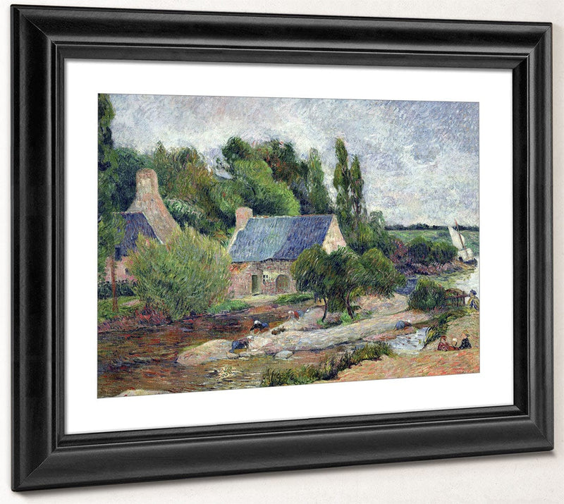 Washerwomen At Pont Aven By Paul Gauguin Fine Art Print 2