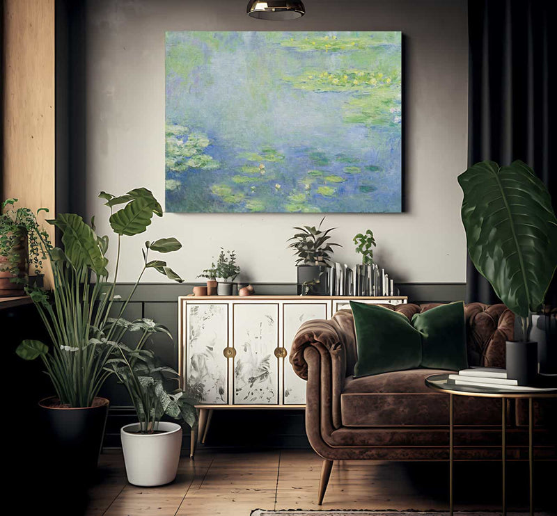 Waterlilies 1 By Claude Monet Fine Art Print 2