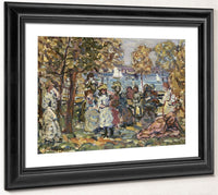 Waterside Park Scene By Maurice Brazil Prendergast Fine Art Print 2