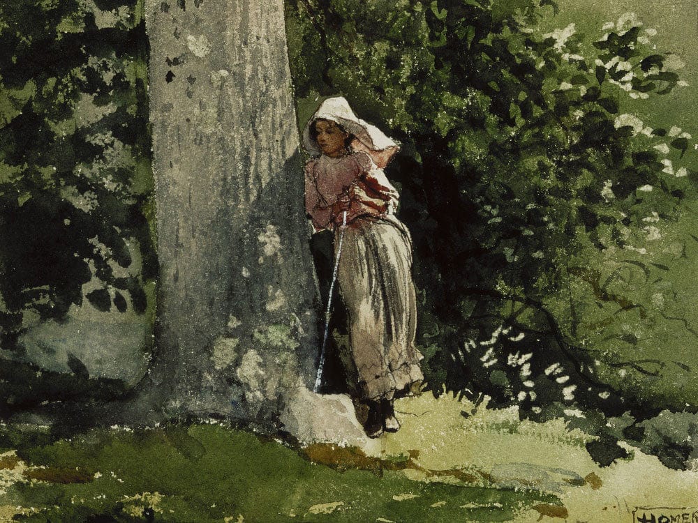 Weary By Winslow Homer Fine Art Print 2