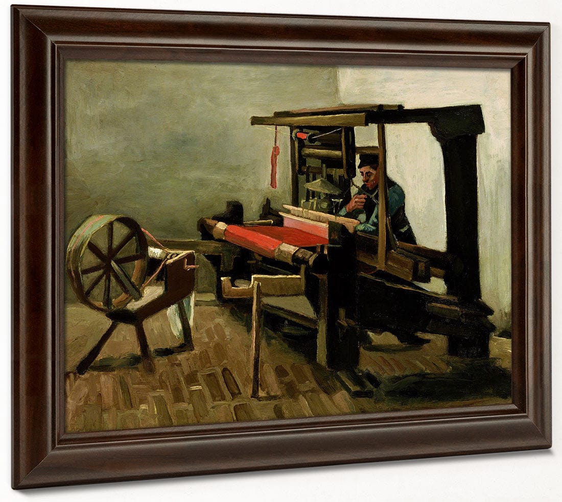 Weaver By Vincent Van Gogh Fine Art Print 2
