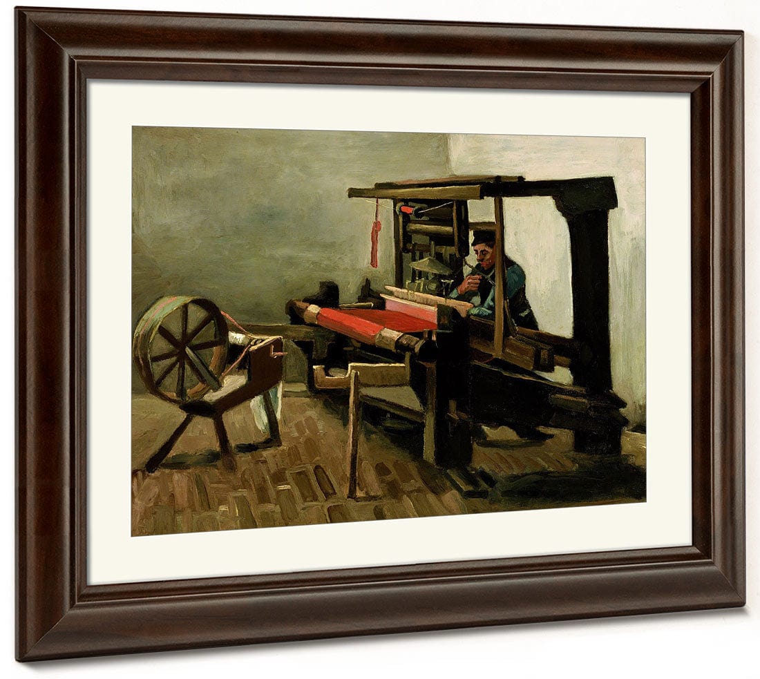 Weaver By Vincent Van Gogh Fine Art Print 2
