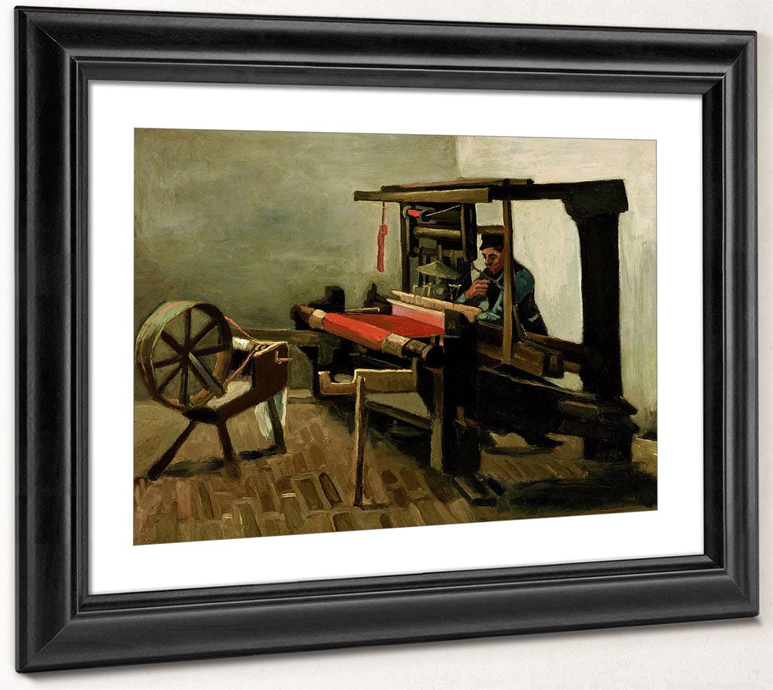 Weaver By Vincent Van Gogh Fine Art Print 2