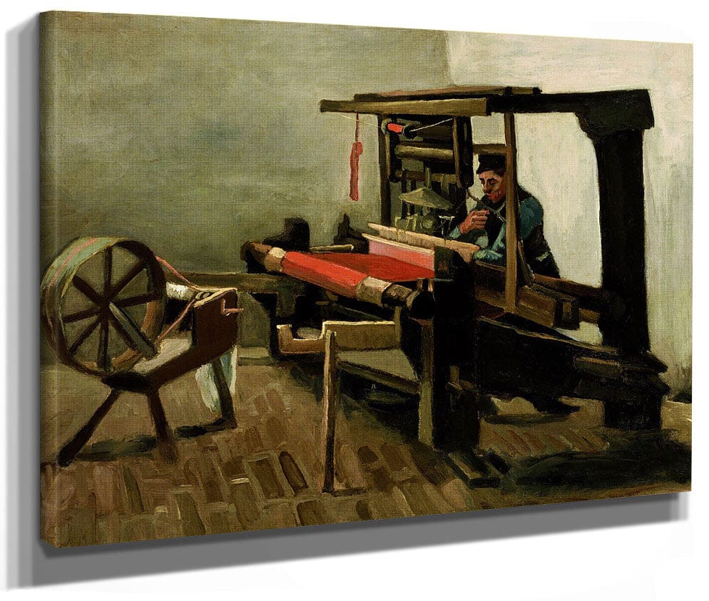 Weaver By Vincent Van Gogh Fine Art Print 2