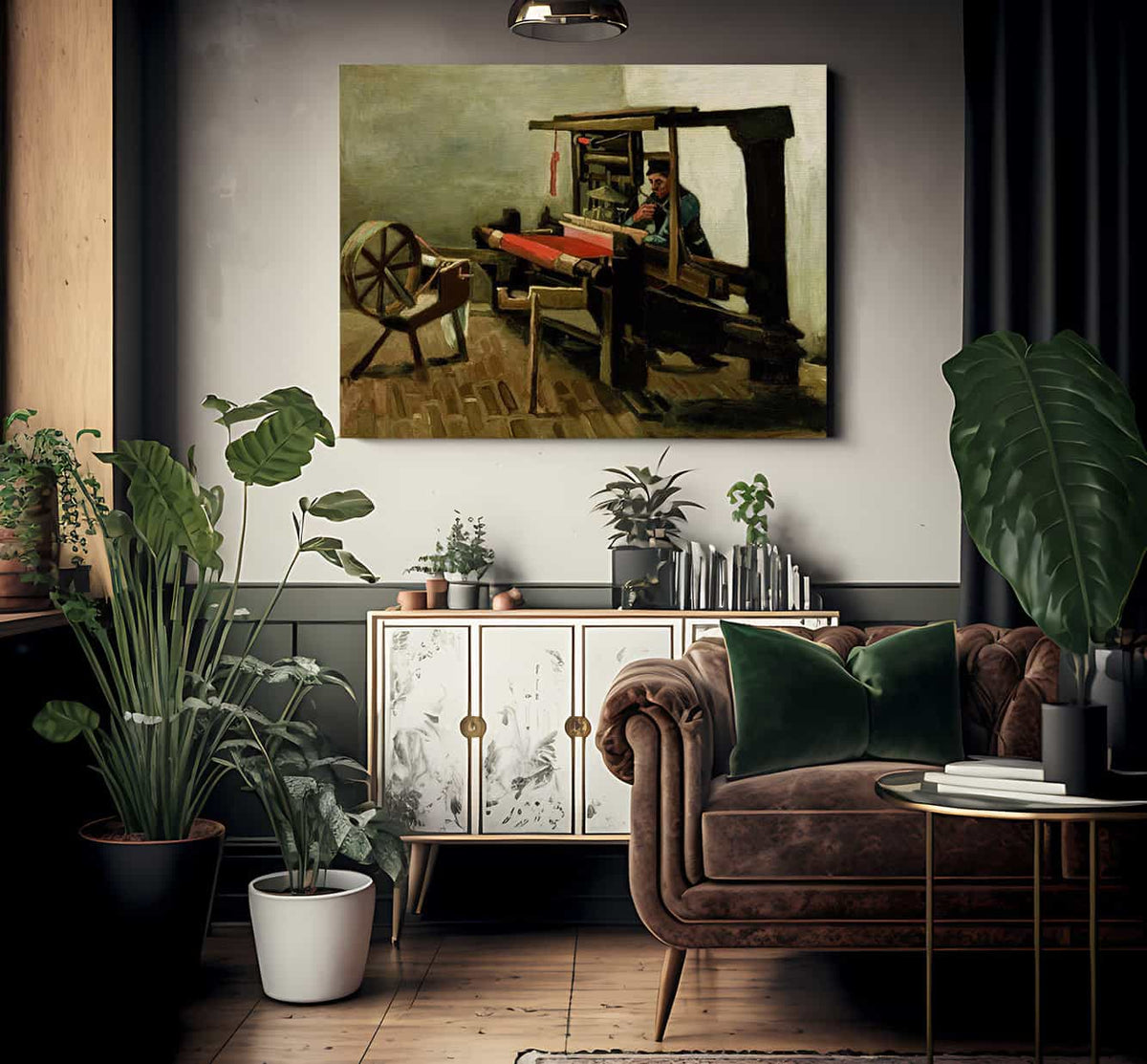 Weaver By Vincent Van Gogh Fine Art Print 2