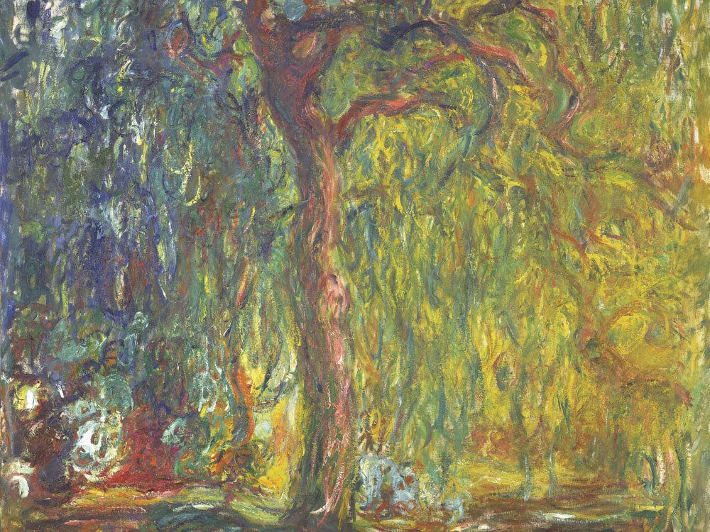 Weeping Willow By Claude Monet Fine Art Print 2