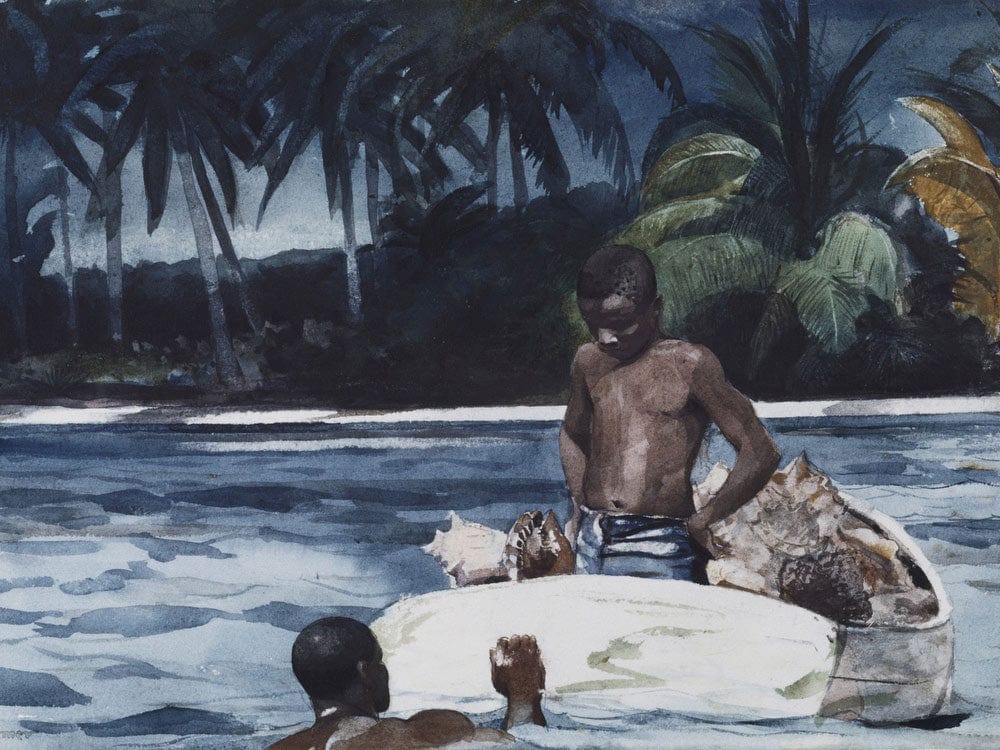 West Indian Divers By Winslow Homer Fine Art Print 2