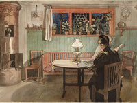 When The Children Have Gone To Bed By Carl Larsson Fine Art Print 2