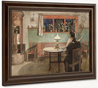When The Children Have Gone To Bed By Carl Larsson Fine Art Print 2