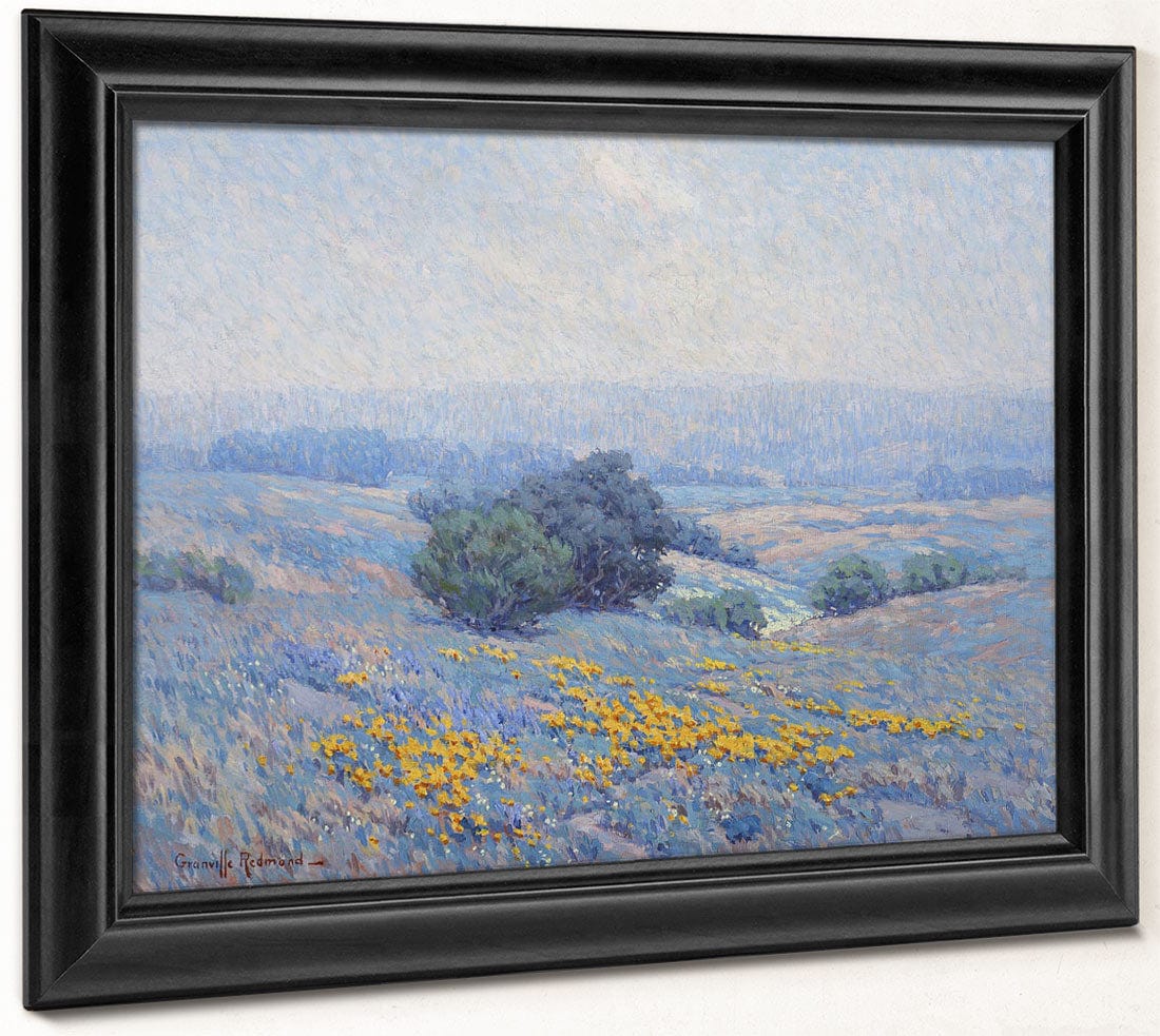 Wildflowers, Poppies, And Lupines By Granville Seymour Redmond Fine Art Print 2