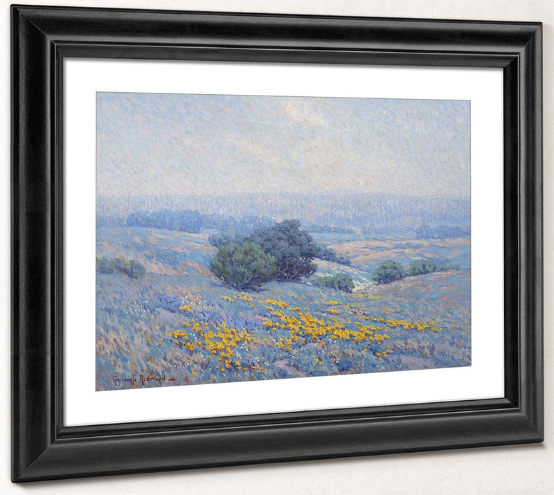 Wildflowers, Poppies, And Lupines By Granville Seymour Redmond Fine Art Print 2