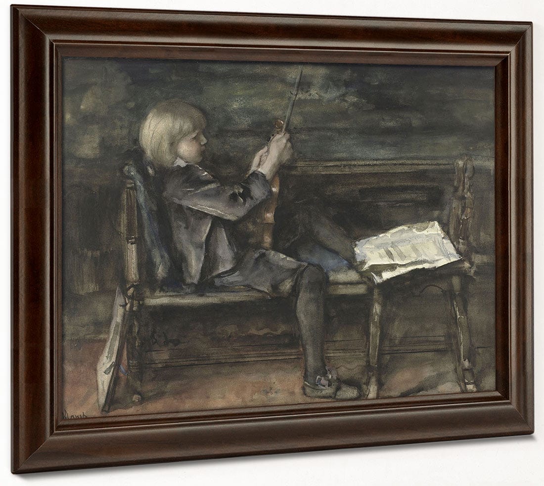 Willem With Violin 1899 By Matthijs Maris Fine Art Print 2