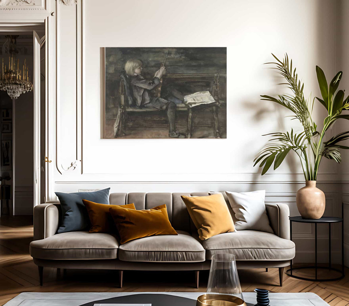 Willem With Violin 1899 By Matthijs Maris Fine Art Print 2