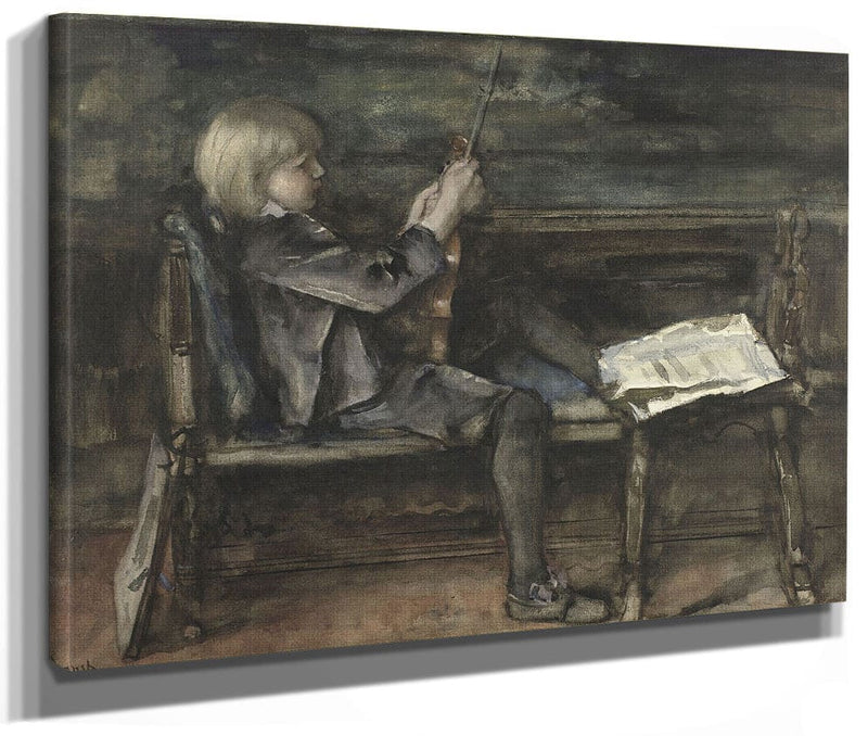 Willem With Violin 1899 By Matthijs Maris Fine Art Print 2