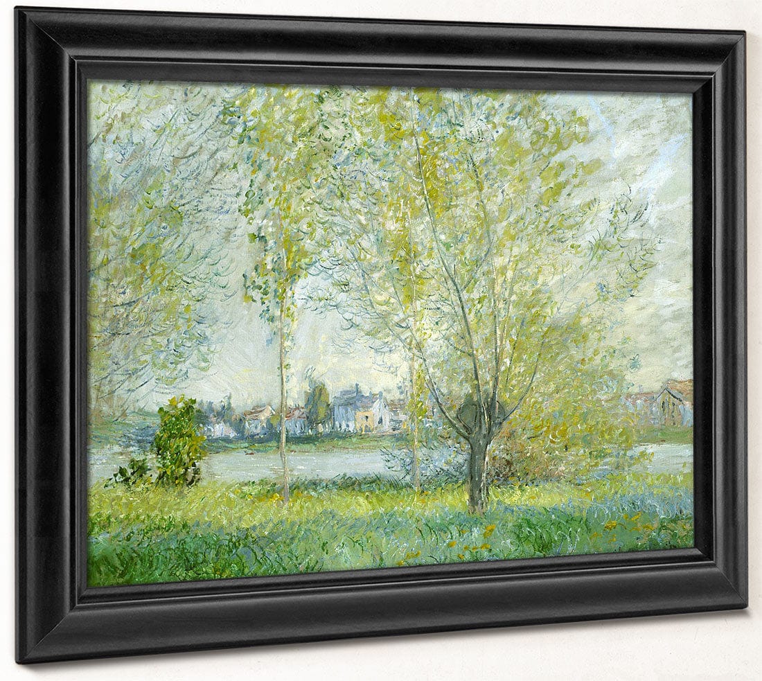 Willows At Vetheuil By Claude Monet Fine Art Print 2