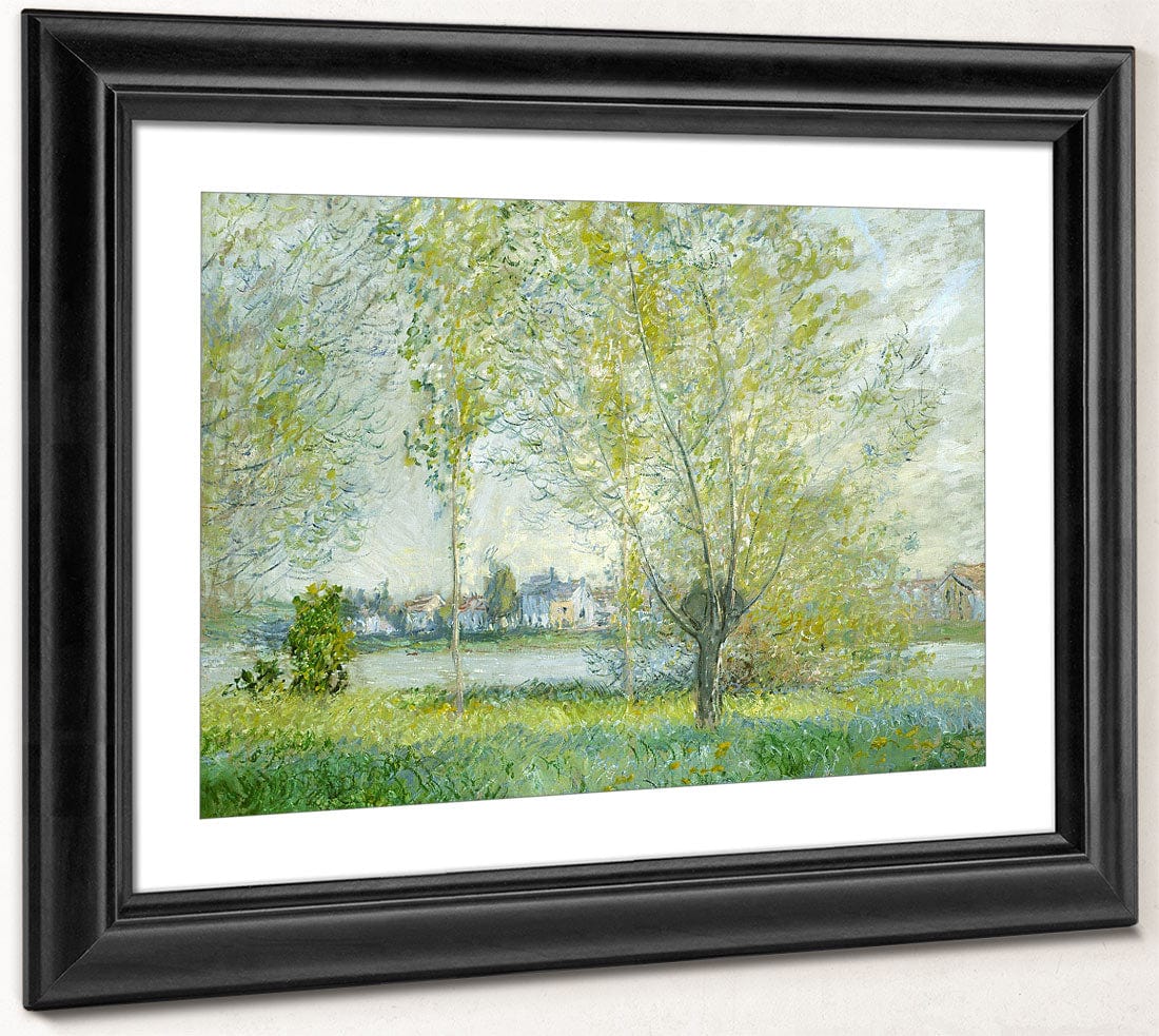 Willows At Vetheuil By Claude Monet Fine Art Print 2