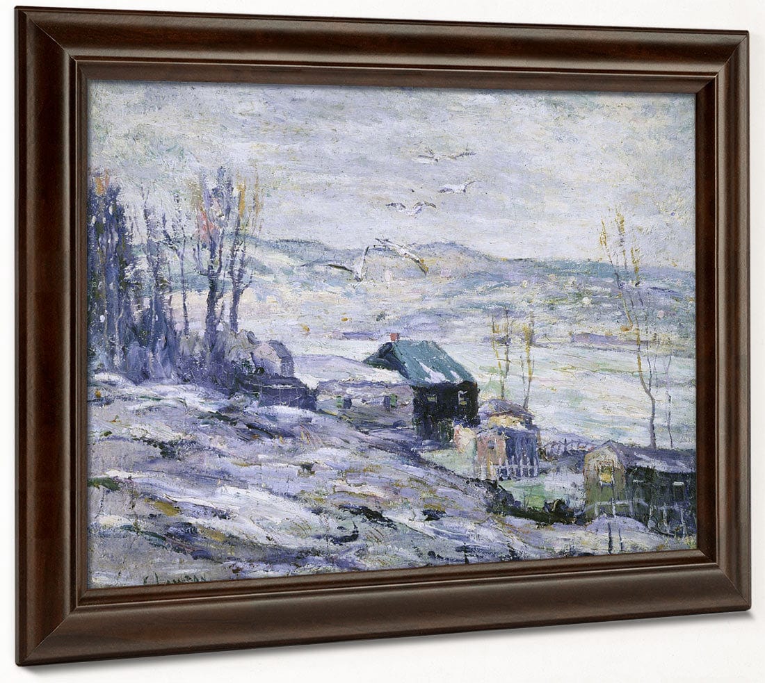 Windy Day, Bronx River By Ernest Lawson Fine Art Print 2