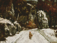 Winter In The Jura By Jean Desire Gustave Courbet Fine Art Print 2