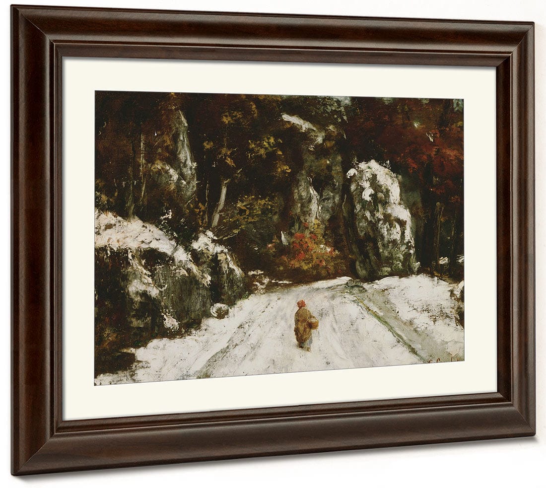 Winter In The Jura By Jean Desire Gustave Courbet Fine Art Print 2