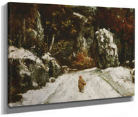 Winter In The Jura By Jean Desire Gustave Courbet Fine Art Print 2