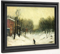 Winter Landscape Central Park 1902 By Robert Henri Fine Art Print 2