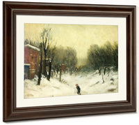 Winter Landscape Central Park 1902 By Robert Henri Fine Art Print 2
