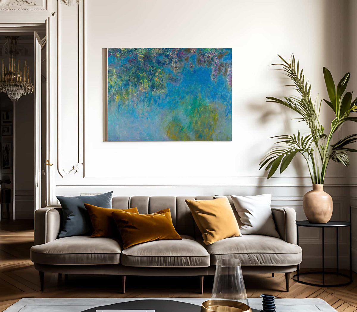 Wisteria By Claude Monet Fine Art Print 2