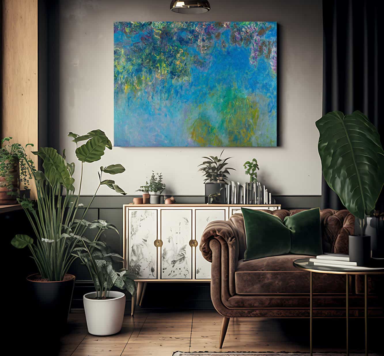 Wisteria By Claude Monet Fine Art Print 2
