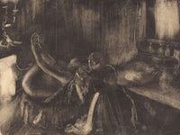Woman By A Fireplace By Edgar Degas Fine Art Print 2